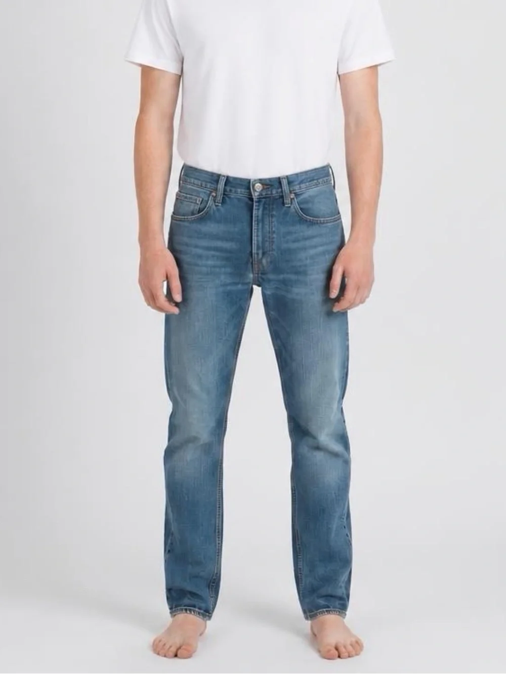 Old Navy Men’s Blue Denim Slim Fit Medium Wash Jeans 5 Pockets Size 30 x 34